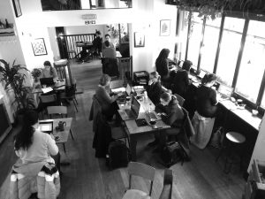 online coworking instead of in a cafe